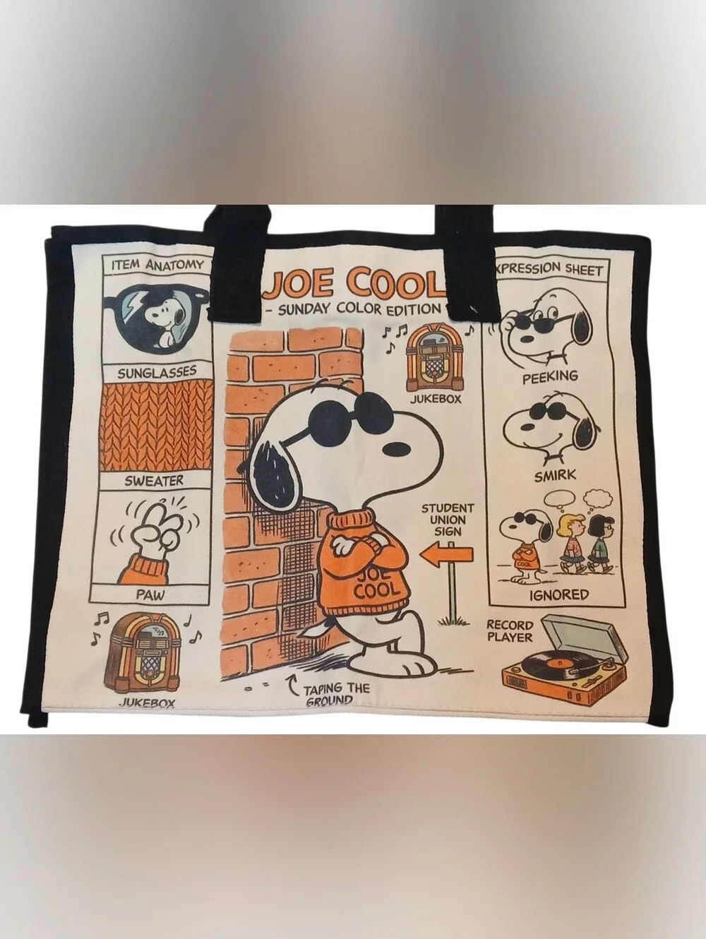 LAST ONE -// Peanuts - ECO Friendly,Snoopy as Joe Cool, At the Student Union,